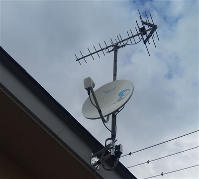 地デジ、BSアンテナ交換工事
